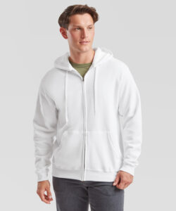 Classic 80/20 hooded sweatshirt jacket